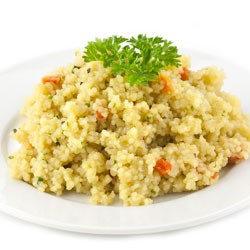 Couscous with Chives and Saffron 