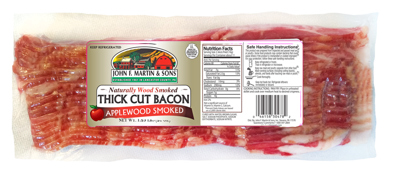 Thick Sliced Applewood Smoked Bacon (1.25 lb)